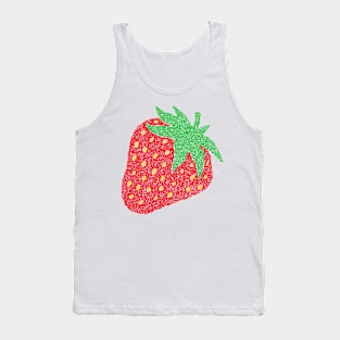 Curly Strawberry In The Garten Tank Top